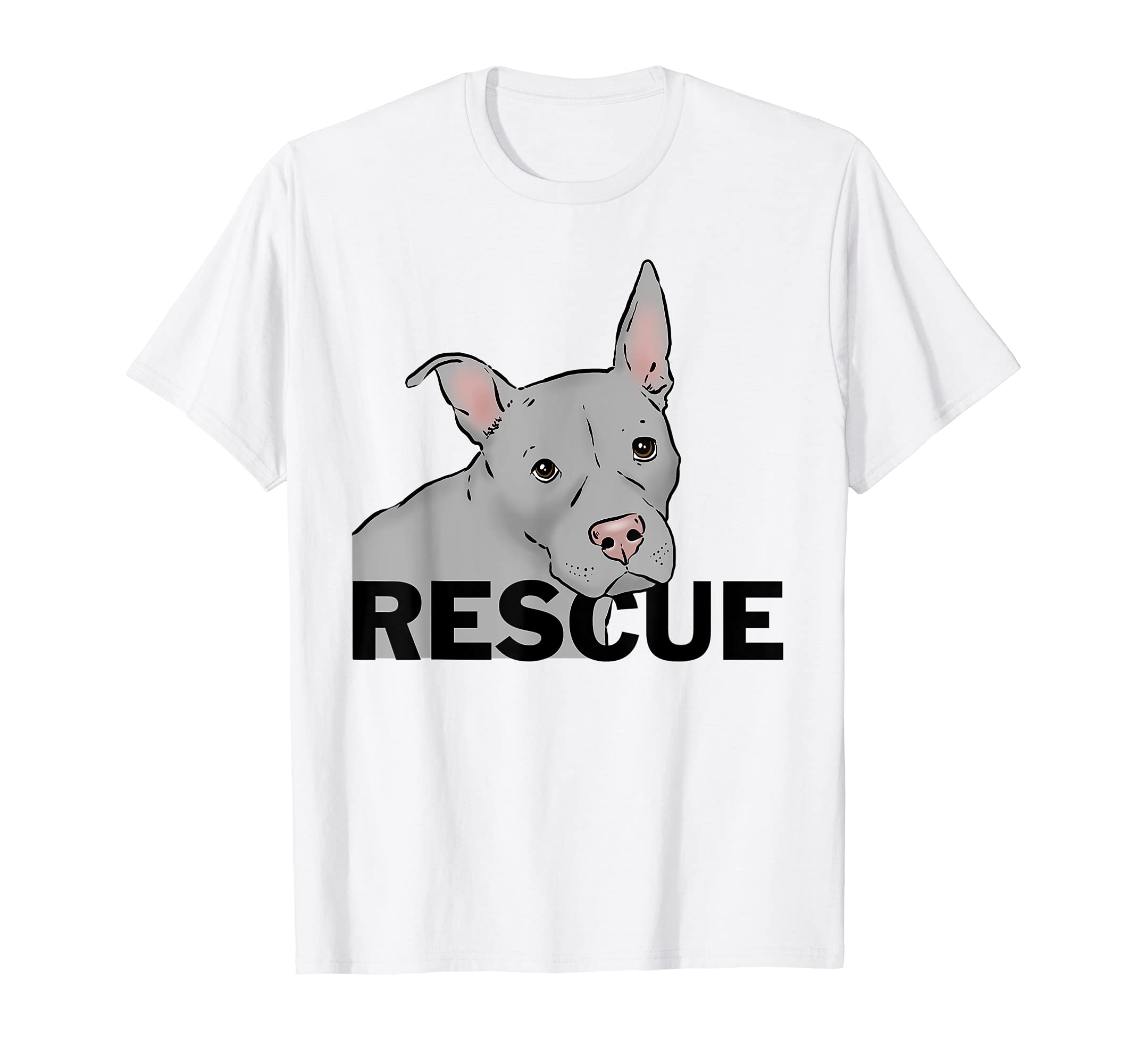 Rescue Pit Bull, Sweet Pittie, Pit Bull Lover, Dog Adoption T-Shirt