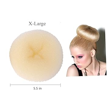Amazon Com Clothobeauty 1 Pcs Extra Large Size Hair Bun Donut