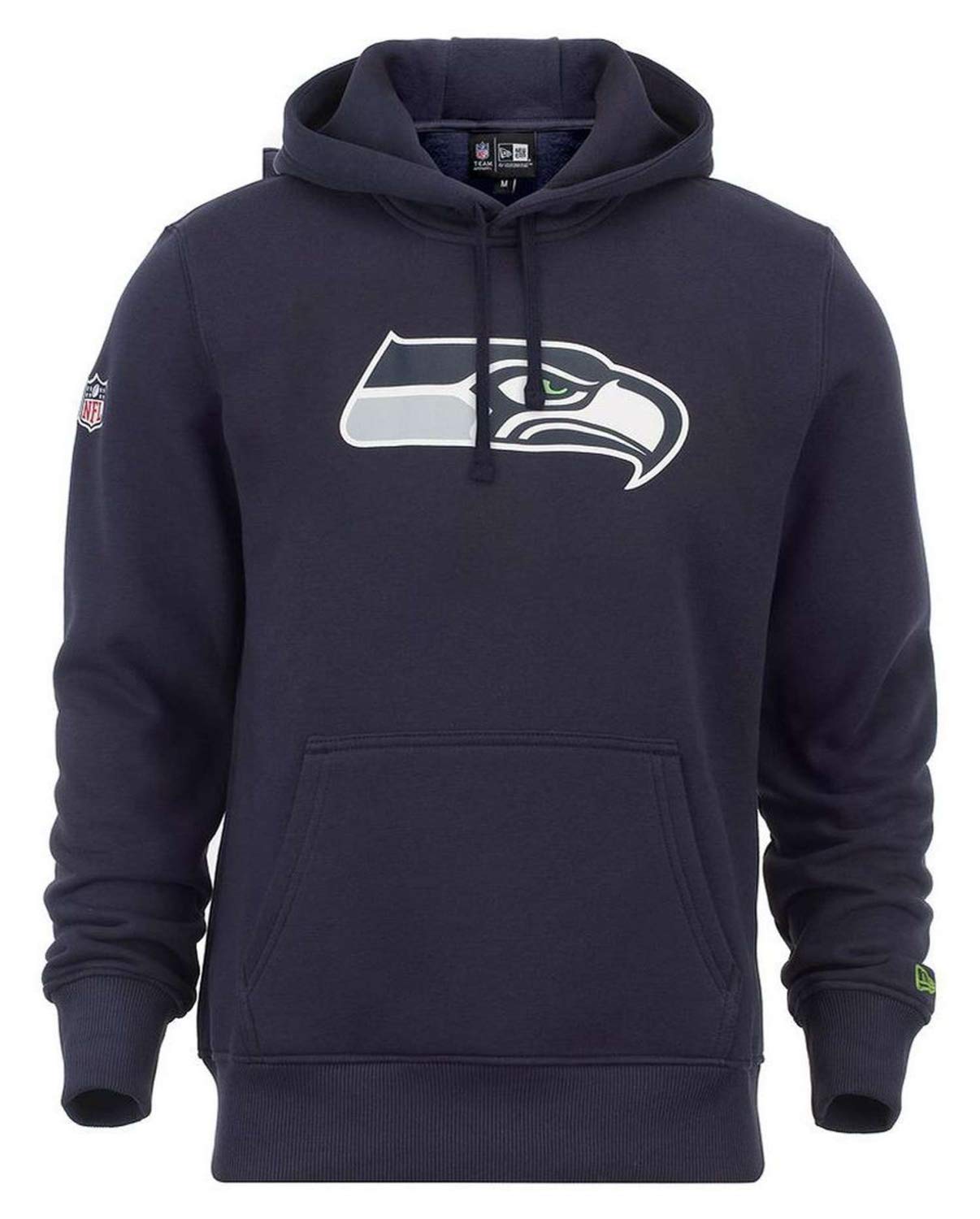 New Era Seattle Seahawks Hoody Team Logo Navy - XS