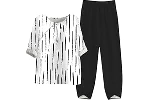 WJDNHKYD Workout Sets for Women Women's 2 Piece Lounge Sets Trendy Outfits Cozy Sets Slouchy Pullover Sweater Loungewear Set