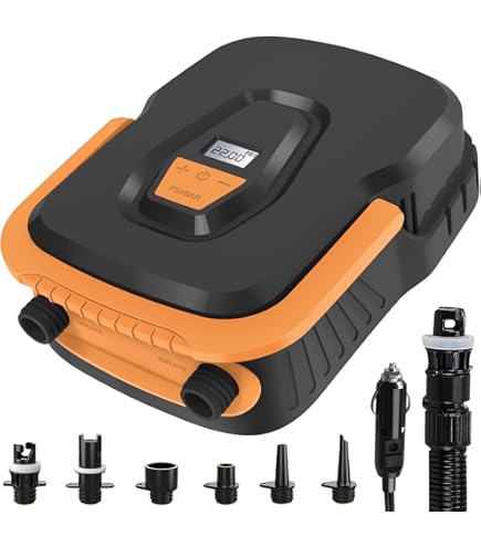 Adaptateur de pompe - HAOPYOU - Huiya - 6 en 1 - Gonflable - Pour kayak et SUP - Sport