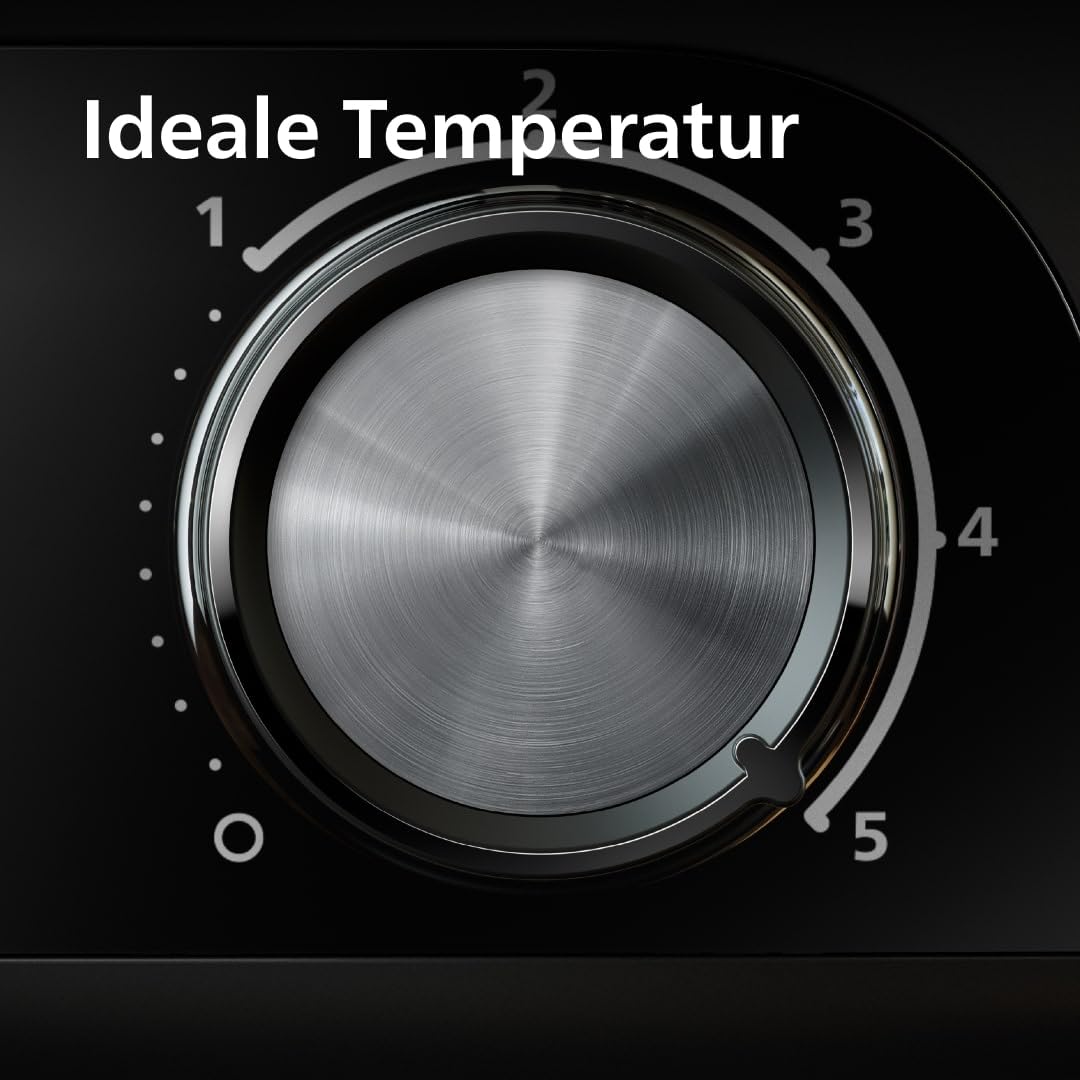 Philips Tischgrill 3000 Series – Große Grillfläche, 2400 W Schnellaufheizung, 5 Temperaturstufen, Antihaftbeschichtung, Einfache Reinigung (HD6210/95) 4