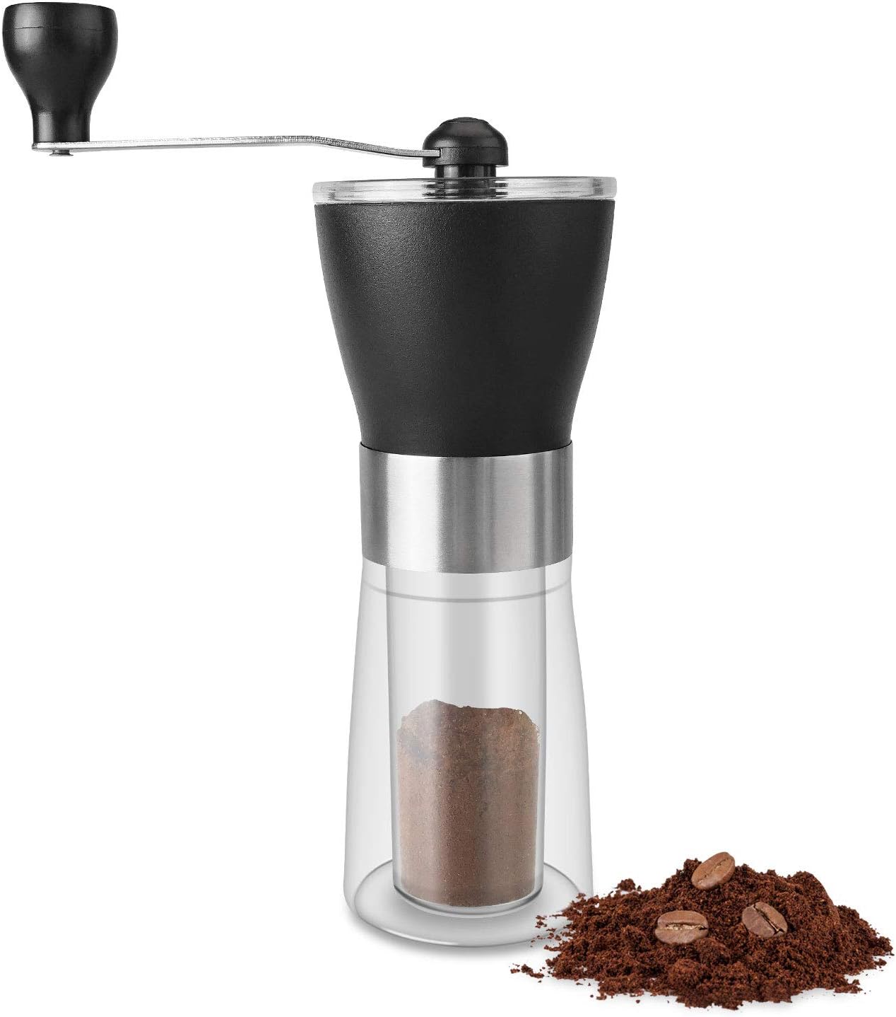 Manual Coffee Grinder, VOIMAKAS Infinitely Adjustable Coffee Grind with