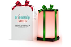Friendship Lamp® by Filimin Modern - Best Friend Lamps Wi-Fi Touch Lamp LED Light for Long-Distance, Connection, Relationship, Friendship, Gifts, Love, 200+ Colors, App Setup - Single