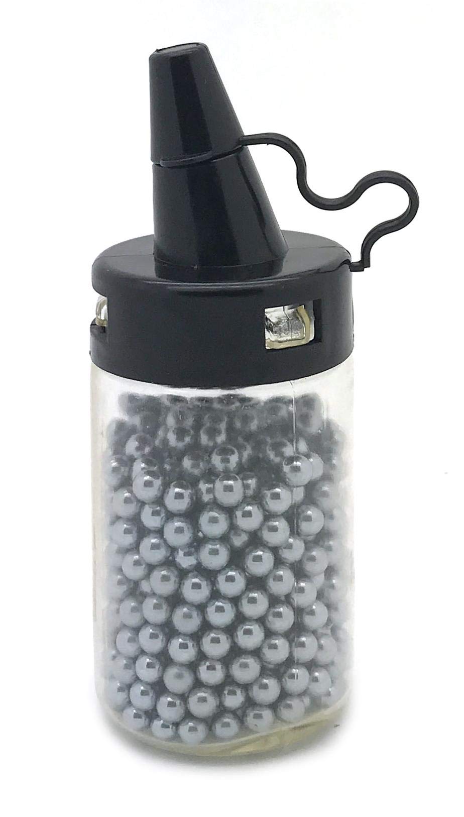 HUNTSMAN Huntex 4.5mm (.177) Air Gun Steel BB's High Accuracy Refill Bottle Sturdy Cap (500 Rounds - Bottle - 0.36g)