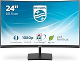 Philips 241E1SC 24 Inch Curved Full HD Monitor 75Hz VA FreeSync HDMI VGA