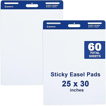 Business Source Easel Pad Paper – 2-Pack, 50 Sheets Each, Ruled & Perforated For Flip Charts