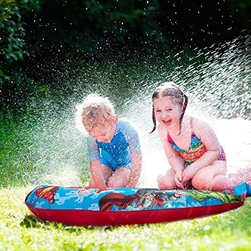 Marvel Avengers Childrens Kids Slip N Slide 6m Aqua Garden Water Soak Splash Slide Spray Sprinkler Pool Toy