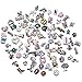 Rinhoo Random Charms for Glass Living Memory Lockets DIY Wholesale Lot Mix 50 Pcs