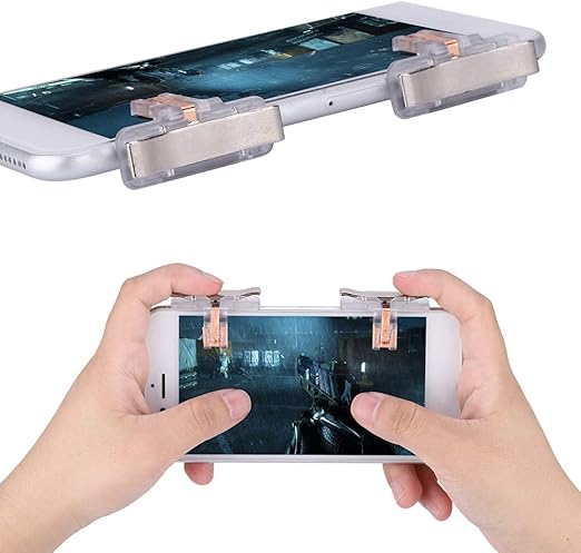 Naroote Controlador de Juegos para telfonos mviles Aim Button Shooter Gamepad Trigger Joystick
