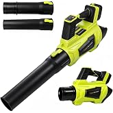 Torqurion Cordless Leaf Blower Compatible with Ryobi Battery (Tool Only) | 500CFM/150MPH Electric Leaf Blower 、5 Speed Modes, sopladora，Battery Powered(Tool Only)