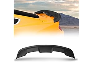 KKoneAuto Rear Spoiler Wing Compatible with 2015-2024 Mustang V6/V8/Shelby/GT/EcoBoost 2-Door Coupe Models, GT500 GT350 Style ABS Rear Trunk Spoiler, Matte Black