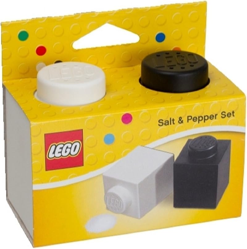 LEGO 850705 Salt and Pepper Shaker Set - Novelty Kitchen Decor