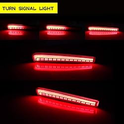 KENRTIR LED Brake Sequential Turn Signal Tail Light