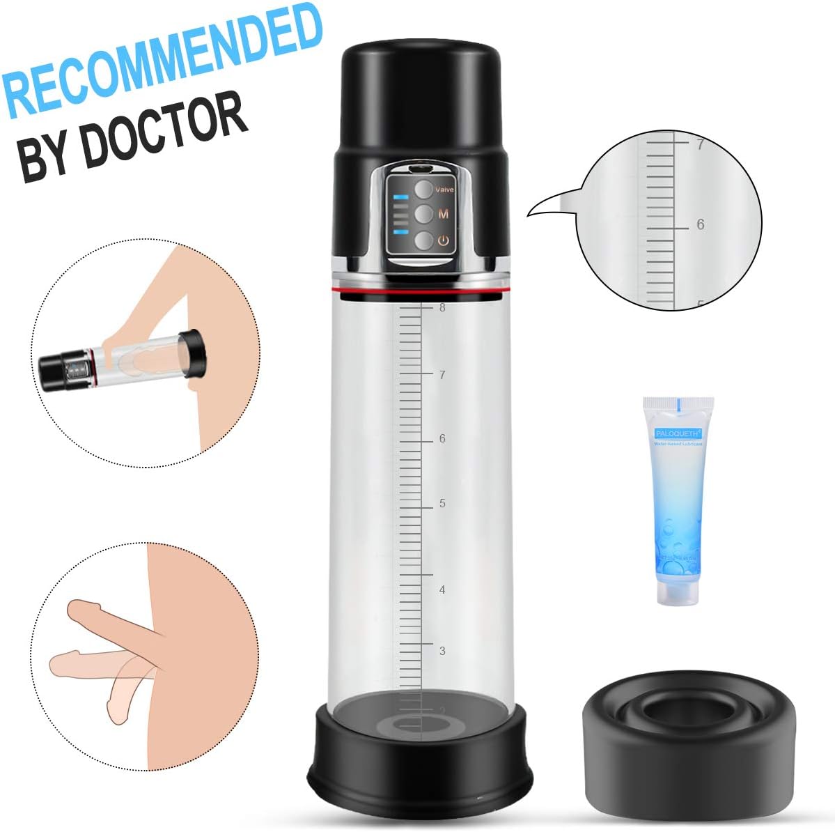 Amazon Com Rechargeable Automatic Penis Vacuum Pump With 4