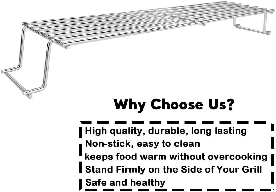 Uniflasy 69866 18 Inch Grill Warming Rack for Weber Spirit 200 Series, Spirit E210 S210 E220 S220 Gas Grills with Up Front Controls (2013 - Newer), Grill Upper Rack Grates for Spirit 200 Grill Parts : Garden & Outdoor