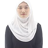 Modest Beauty One Piece Muslim Hijabs for Women Girls Hijab Scarves Soft Solid Color