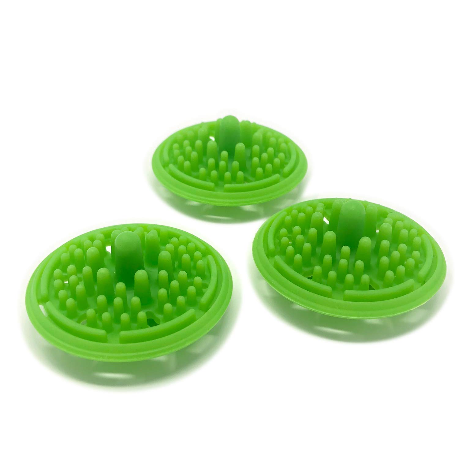 Paint Puck® Paint Brush Cleaner (3-Pack) Silicone Cup Insert Cleaning System | Fine Art, Studio, Classroom | Acrylic, Watercolor, Oil, Thicker Mediums | Reusable, Ecofriendly Green