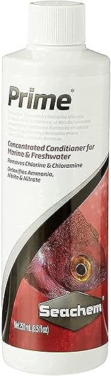 Seachem Prime Water Conditioner 250 ml for Fresh & Saltwater Aquariums
