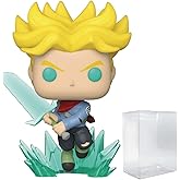 POP Dragon Ball Super - Super Saiyan Trunks with Sword Funko Vinyl Figure (Bundled with Compatible Box Protector Case), Multicolor, 3.75 inches