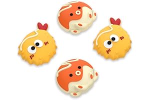 PlayVital Cute Thumb Grip Caps for ps5/4 Controller, Silicone Analog Stick Caps Cover for Xbox Series X/S, Thumbstick Caps fo