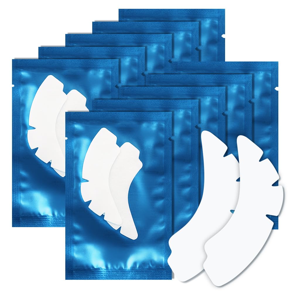 Lunamoon Eye Pads for Eyelash Extension Eyelashes Pads Eye Pads Eyelash Extension Pad Eyelash Pads Eye Gel Pads Eyelash Lifting Pad Eyelash Colouring Pad Lash Extension Pads 50 Pairs (Angel Blue)