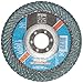 PFERD Polifan Abrasive Flap Disc, Radial Shape, Round Hole, Phenolic Resin Backing, Zirconia Alumina, 5