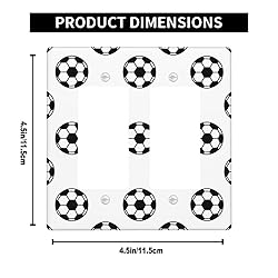 Pznen Light Switch Covers, Soccer Theme American