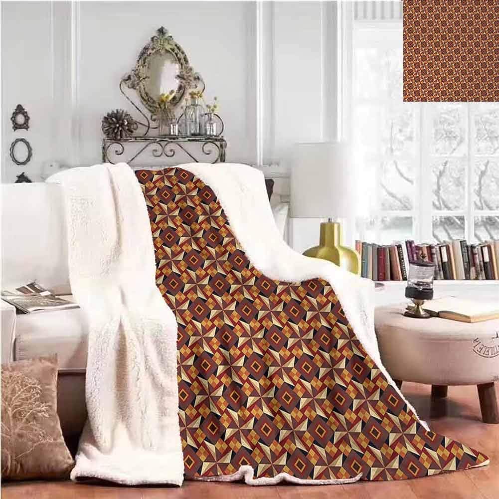 Fleece Blanket Blanket Quilt Retro 60s 70s Vintage