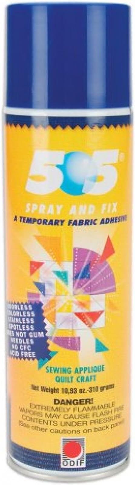 Odif Usa 505 Spray And Fix Temporary Fabric Adhesive, 10.93 Oz. by_av9torbob