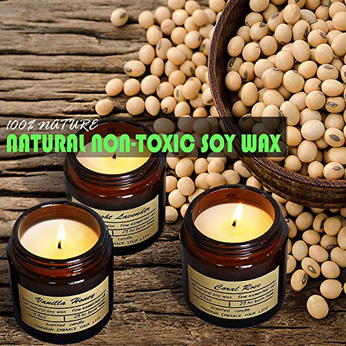 YIHAN Aromatherapy Scented Candle - Relax Candle (Scented Candle, 3.5oz) - Thumbnail 2