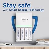 Eneloop SmartPlus Charger 1-4 AA/AAA Ni-MH with 4x 2000mAh UK plug view 5