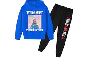 BAKYAR Kids Fashion Hoodie Joggers Set 2 Piece 𝐓aylor Outfits Sweatsuit Cute Pullover Sweatshirt and Sweatpants