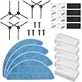 Electropan Replacement Side Brush + Hepa Filter + Mop Pads + Magic Paste for Ilife V5, Ilife V5s, Ilife V5s pro, Ilife V3, Ilife V3s Replacement Parts, Ilife V5s pro Replacement Part