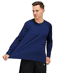 Men's Long Sleeve Swim Shirts Rashguard UPF 50+ UV
