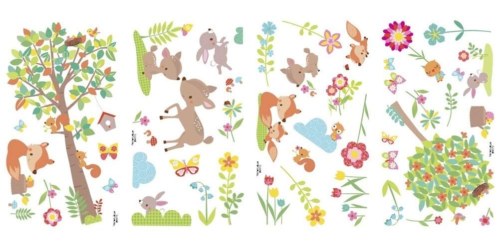 RoomMates Enchanted Spring Forest Wall Stickers