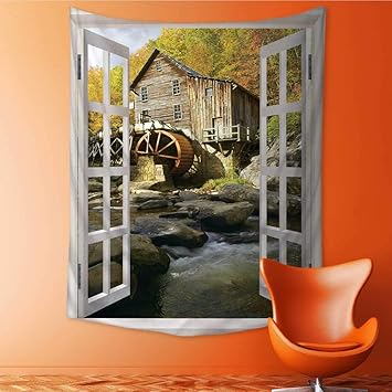 Amazon Com Auraisehome Wall Hanging Tapestries Glade Creek Grist