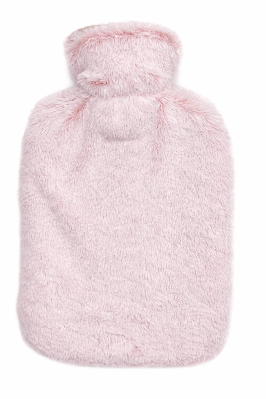 eBoutik - New 2L Fluffy Hot Water Bottle with Faux Fur Cover - Shoulder Pain, Menstrual Peirod Cramps & Hand ot Feet Warmer - Easter Hamper (Natural Blush)