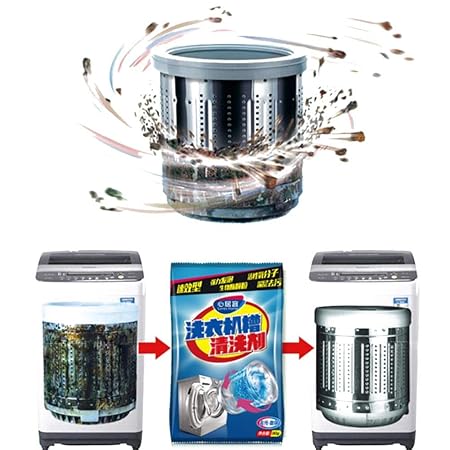 Todaytop 10 STÜCKE Professionelle Waschmaschine Reiniger für effektive Dekontaminierung Waschmaschine Tank Reinigungsmittel T