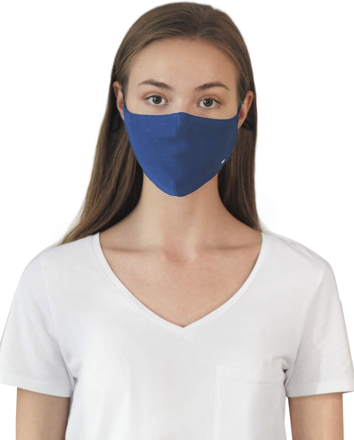 TOM TAILOR Unisex Mask Bandana, Blue (After Dark Blue), One Size - Image 3