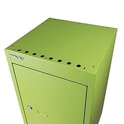 Bisley Personal Stacking Steel Cube Lockers, Green