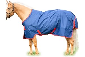 AMIGO Horseware Ireland Mio T/O Lite, Color: Dark Blue/Dark Blue & Red, Size: 69 (AASA41-CDR0-69)