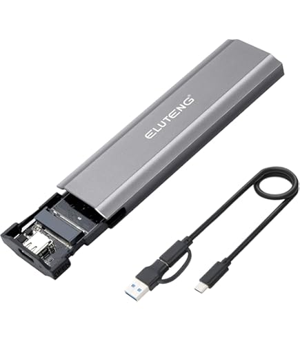 ★NGFF M.222802TB★ Amazon.com: M.2 NVME NGFF 2 in 1 SSD Enclosure, Tool-Free