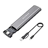 ELUTENG M.2 SSD Enclosure M.2 NVME SATA Dual