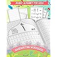 Arabic Alphabet For Kids - Handwriting workbook: Arabic Writing Practice Workbook To Learn How To write the Arabic Letters For Kids, Preschool and ... | For boys and girls from 3 to 6 years old |