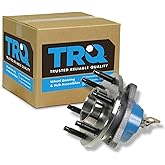 TRQ Rear Wheel Bearing & Hub Assembly with ABS Sensor Compatible with 2004-2007 Cadillac CTS