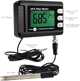 DANOPLUS pH Temperature Meter ATC Auto Calibration Aquarium Hydroponics Water view 4