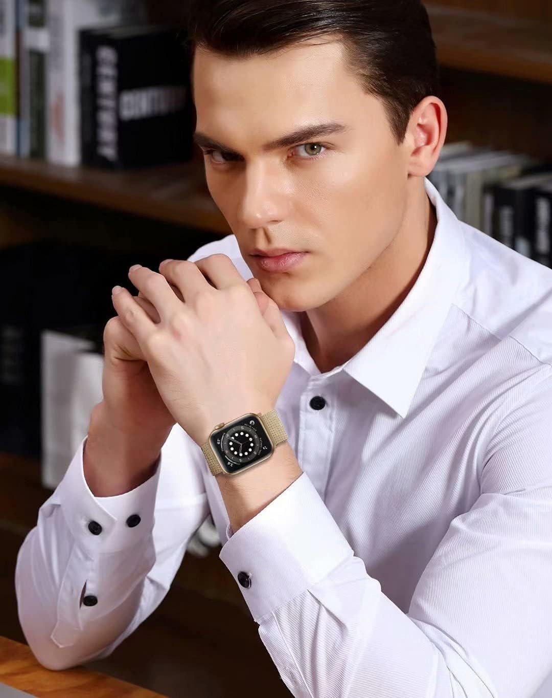 ZSUOOP Bands Compatible with Apple Watch Bands 38mm 40mm 42mm 44mm, Stainless Steel Mesh Strap Replacement for iwatch Series 6/5/4/3/2/1/SE: Sports & Outdoors