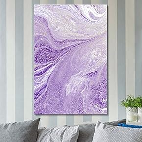 Purple and White with Gold Spots
