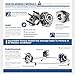Callahan BRAKE PARTS Callahan 513087X1 FRONT Premium Grade [ 5 Lug ABS ] Wheel Hub Bearing Assembly [ 513087 ]